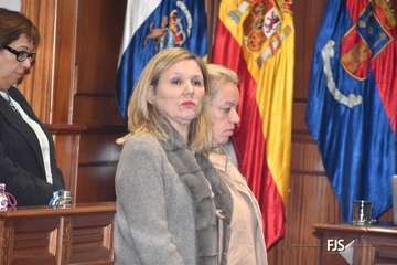 Cruz Roja alza la voz en el Pleno de Telde contra la lacra machista/FJS Fotografía.